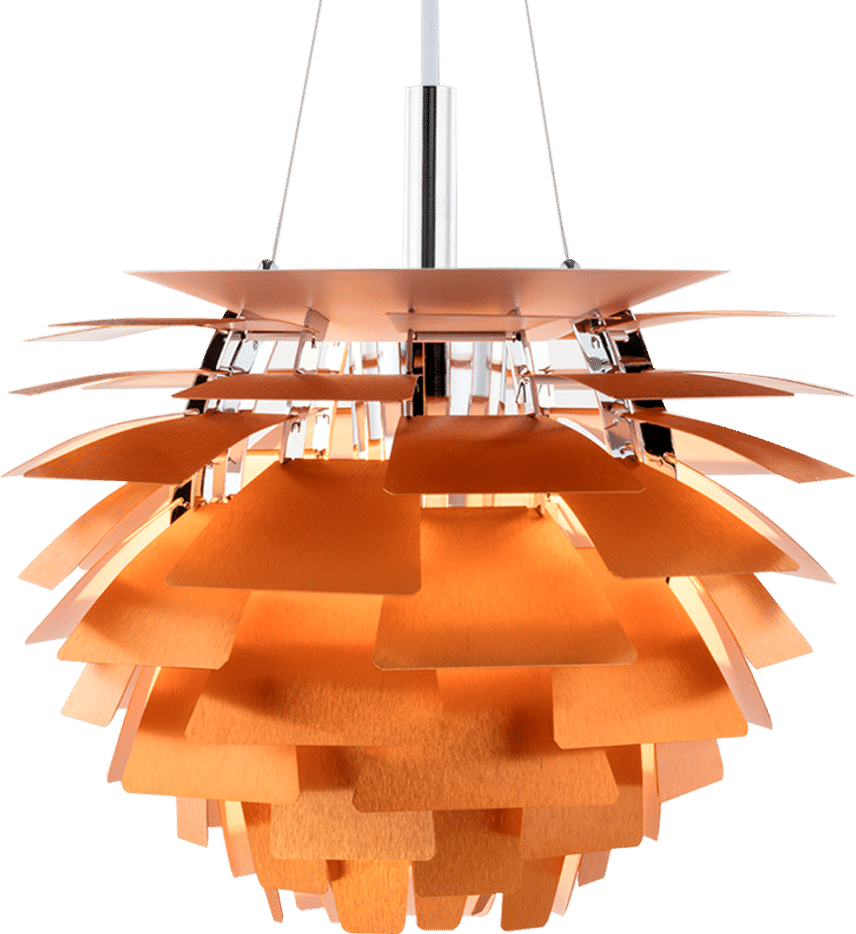 Artichoke Lamp  Copper/84 CM image.