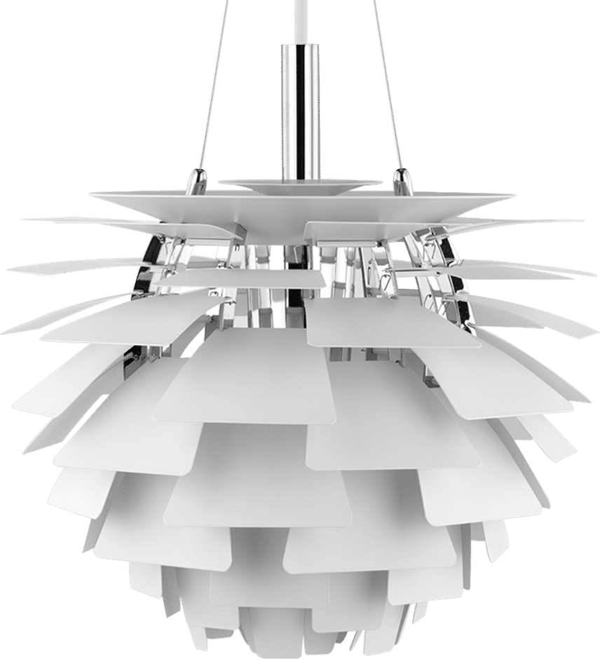 Artichoke Lamp  White/84 CM image.