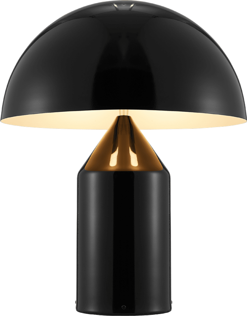Lampada da tavolo in stile Atollo Black image.