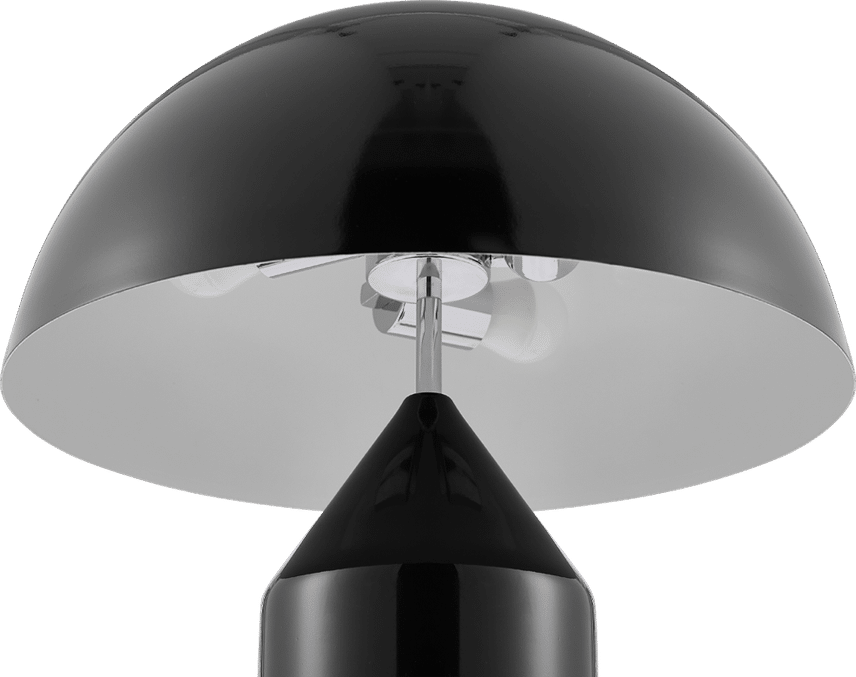 Lámpara de mesa estilo Atollo Black image.
