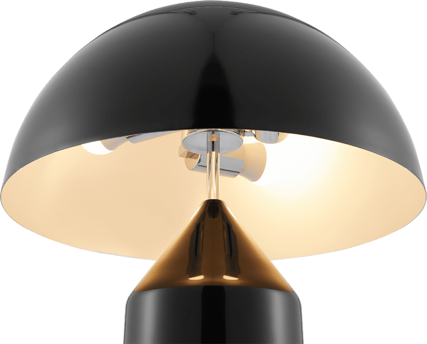Atollo Style bordlampe Black image.