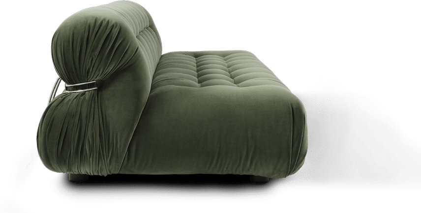 Soriana Style Sofa 3 Sete Bottle Green Velvet image.