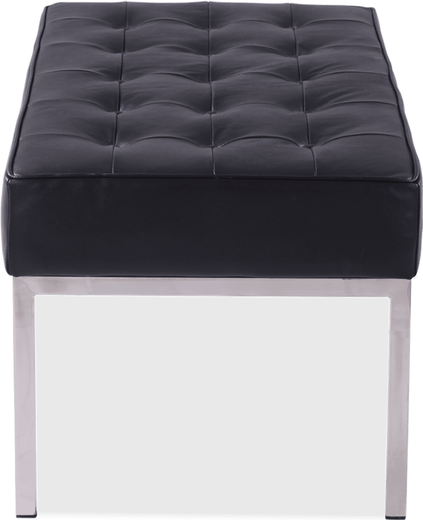 Knoll 2 zitplaatsen bank Italian Leather/Black image.