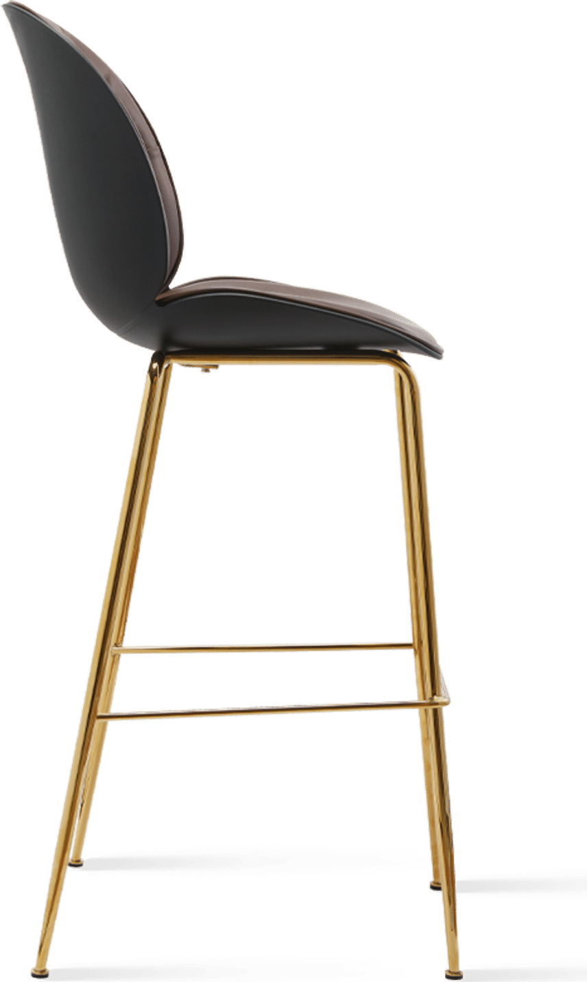 Beetle Style Barstool - Antique Brown Antique Brown/Gold image.