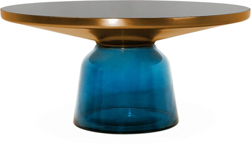 Bell Couchtisch - Groß - Glas Dark Blue image.
