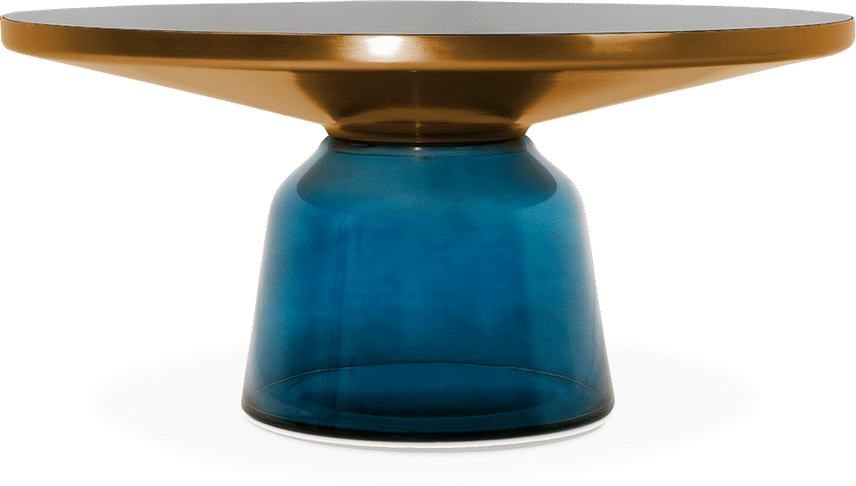 Table basse Bell - grande - verre Dark Blue image.