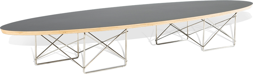 Eames Style Surfboard Coffee Table Black image.