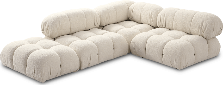 Camaleonda Style Corner Sofa - vänster armstöd Creamy Boucle/Boucle image.