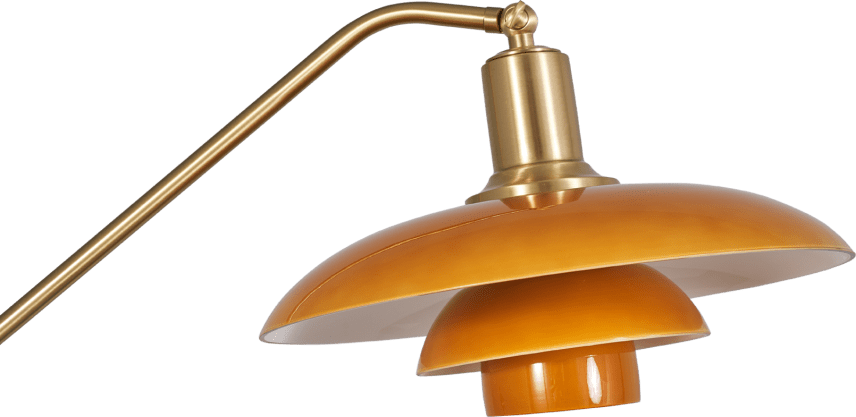 Lampadaire style cantilever Amber image.