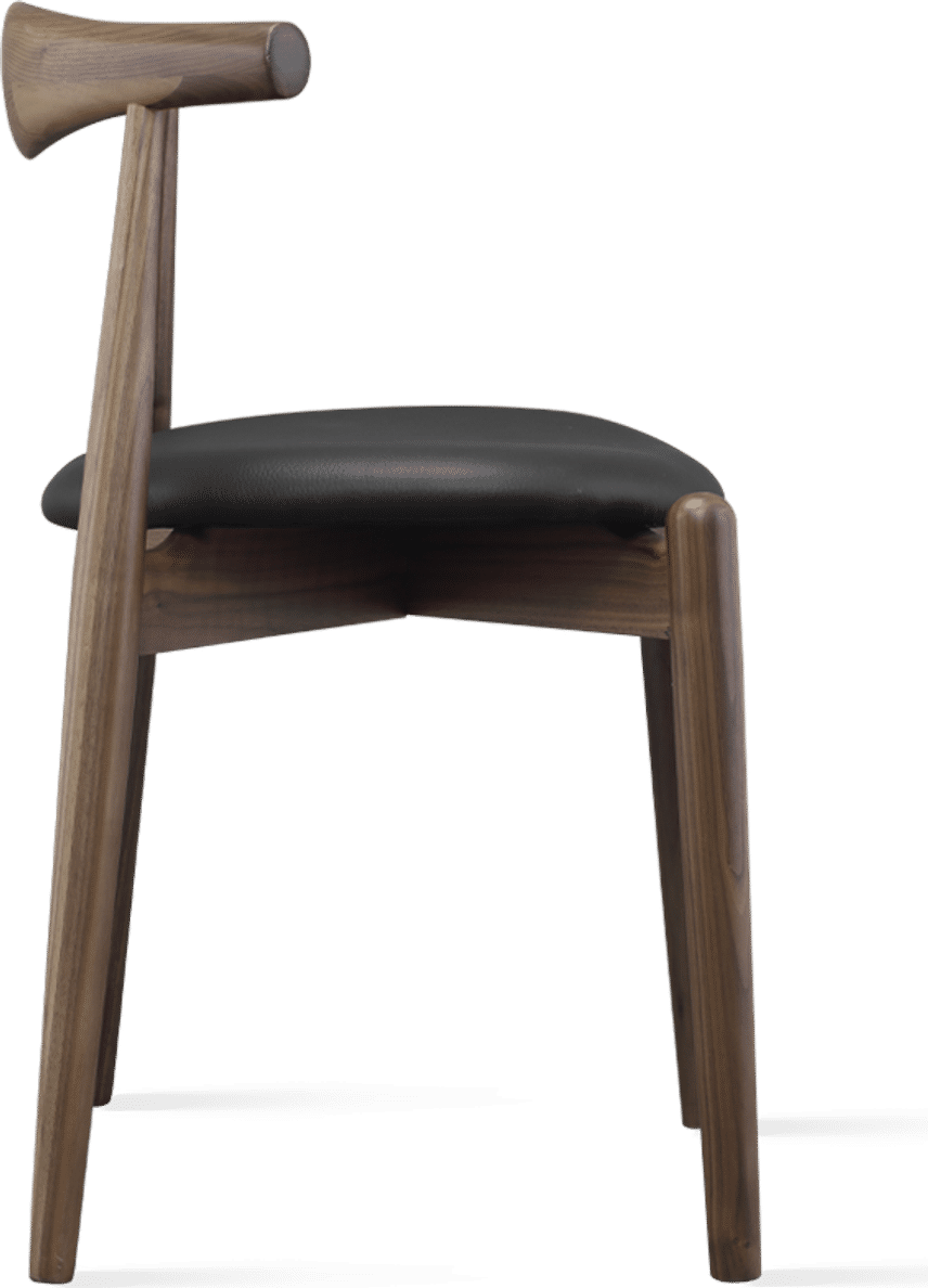 Chaise de coude CH20 Black/Walnut image.
