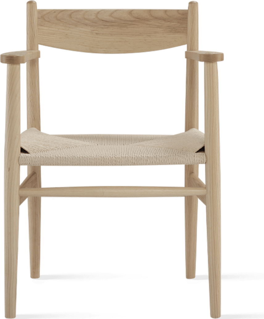 CH37 - Arm Chair Ash/Natural image.