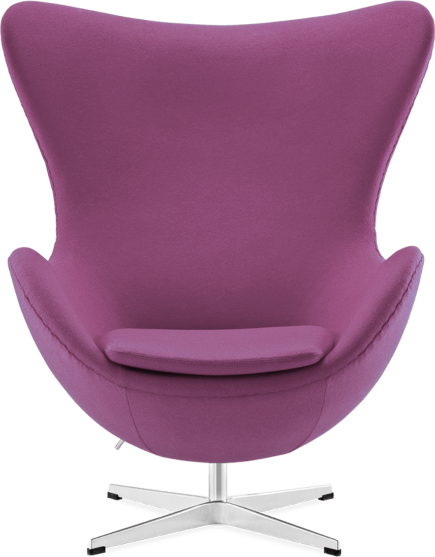 La silla huevo Wool/Without piping/Purple image.