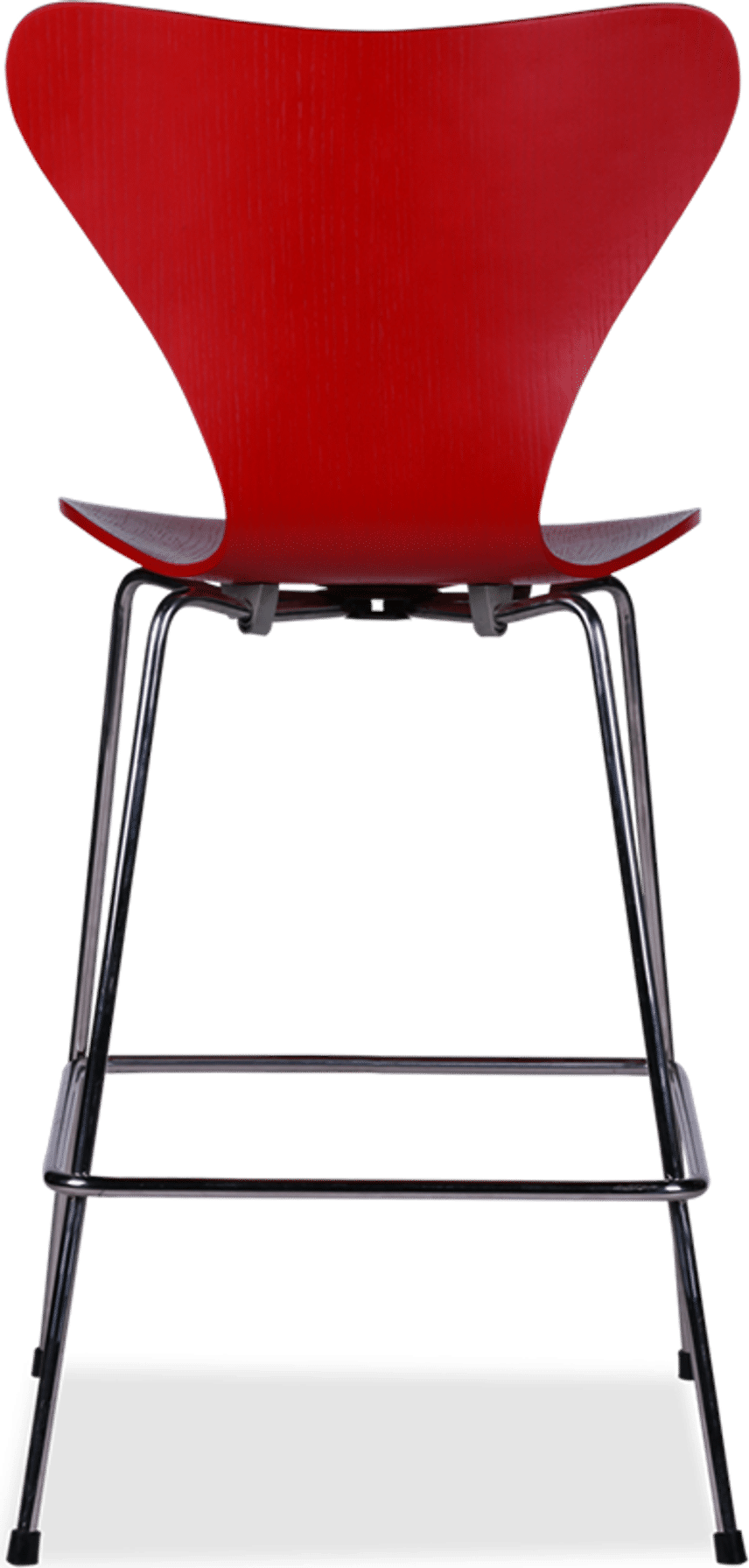 Series 7 Counter Stool Plywood/Red image.