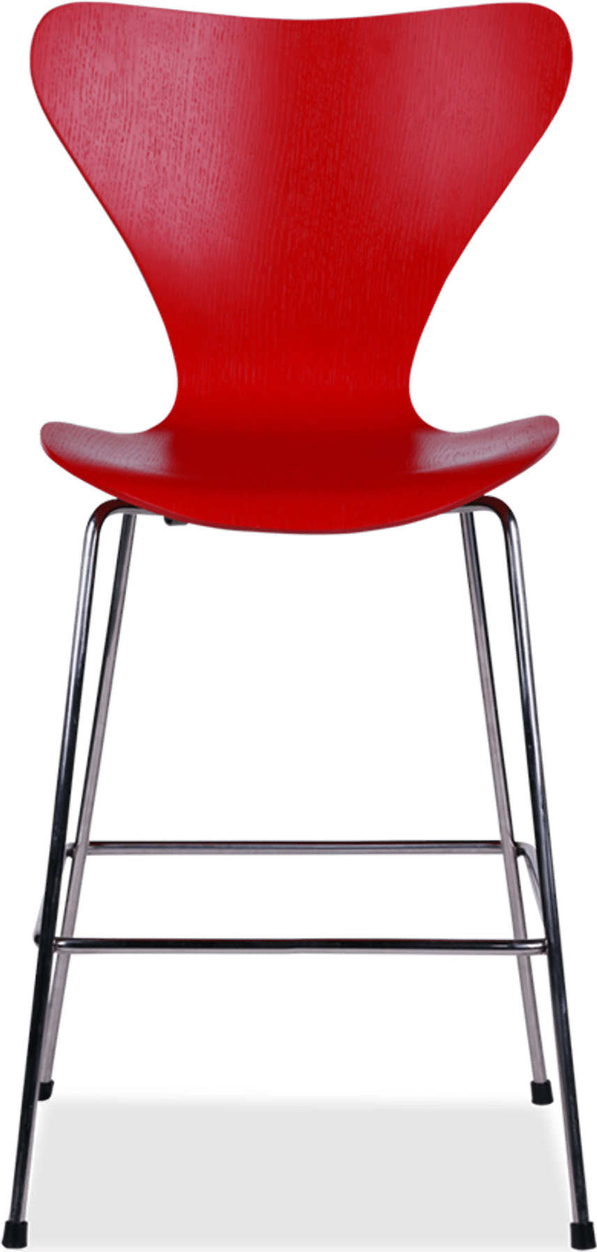 Series 7 Counter Stool Plywood/Red image.