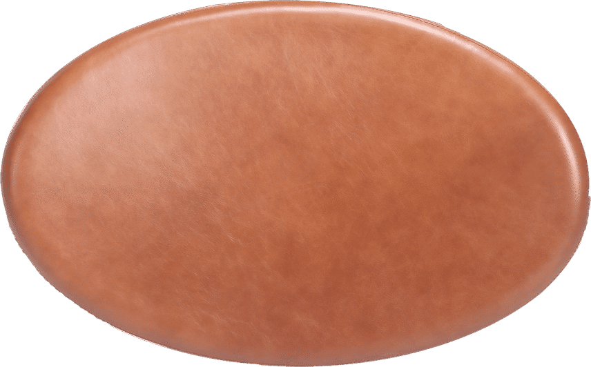 Der Corona-Hocker Premium Leather/Dark Tan image.