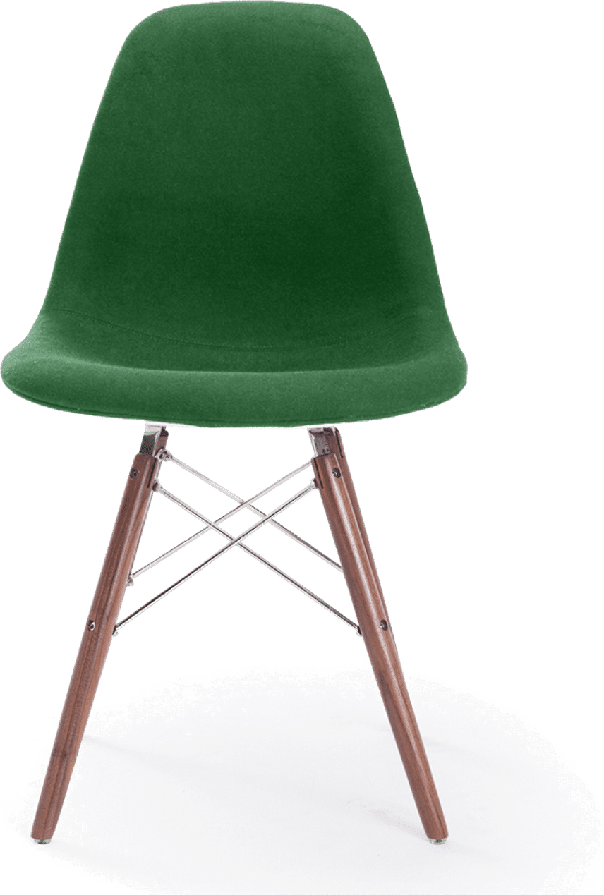 DSW Style Upholstered Dining Chair Green image.