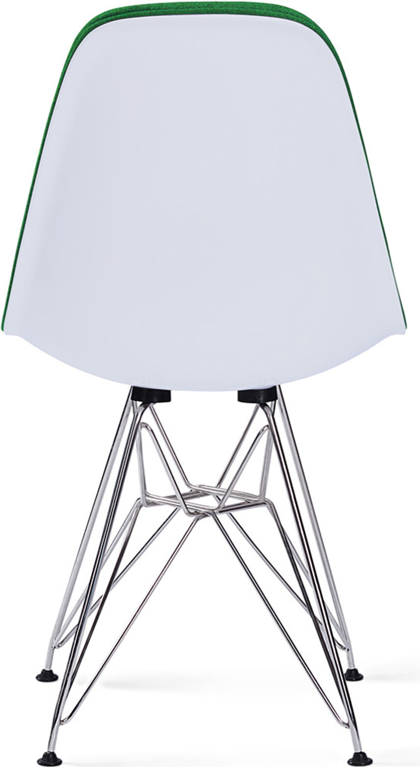 DSR Style Upholstered Dining Chair Green image.