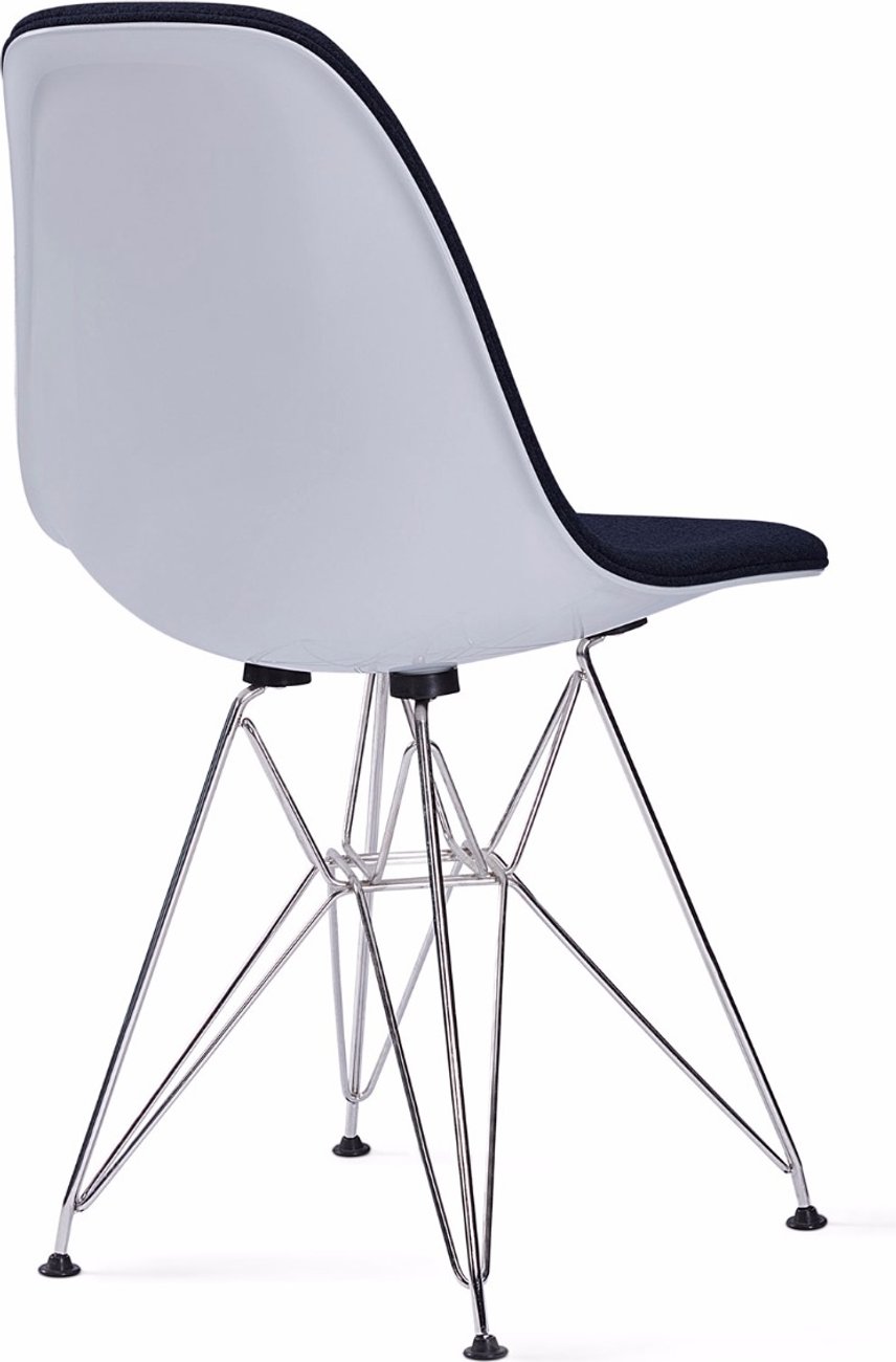 DSR Style Upholstered Dining Chair Charcoal Grey image.