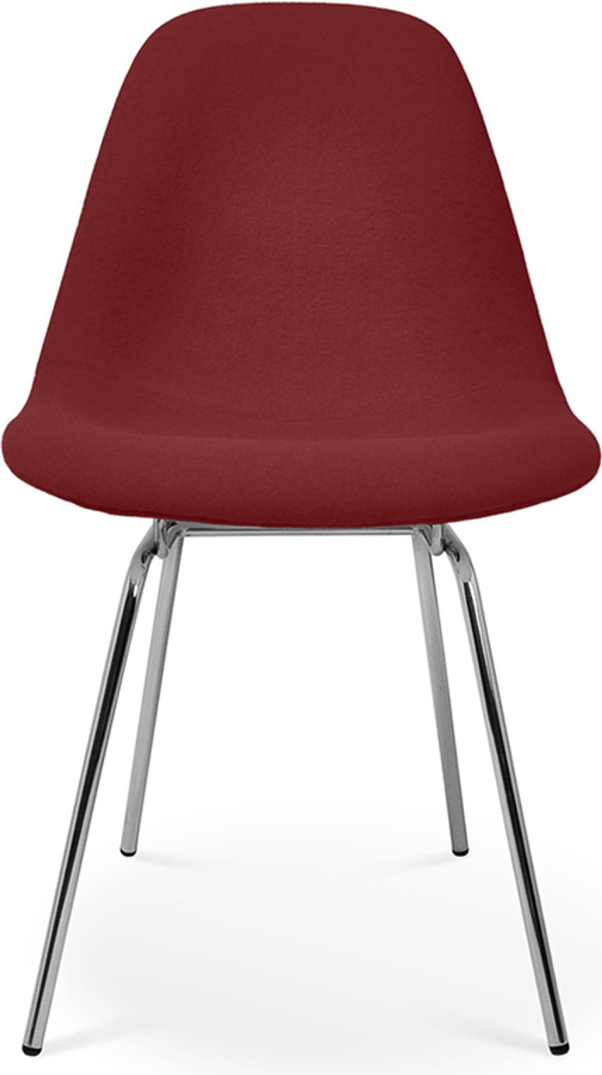 DSX Style Upholstered Dining Chair Deep Red image.
