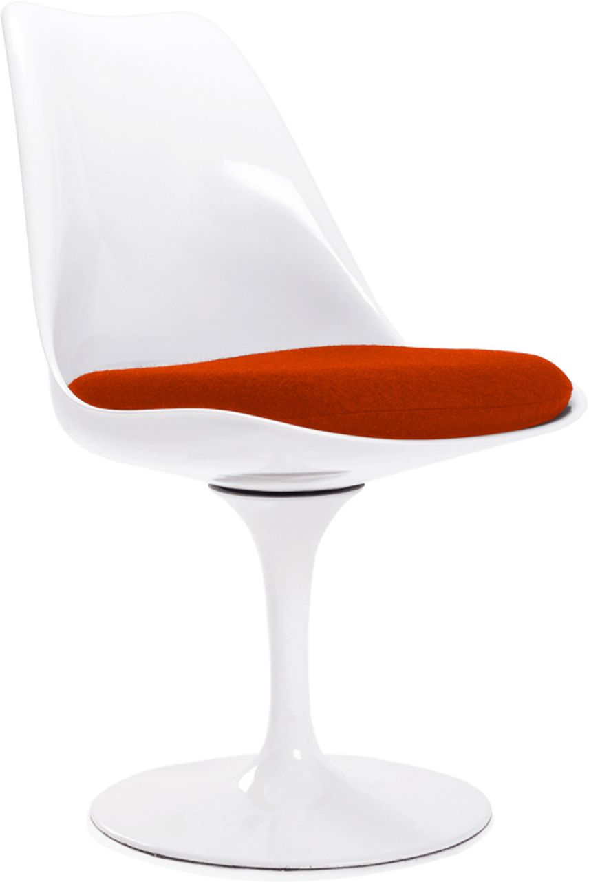 Tulip Chair - Glasfiber Orange/White image.