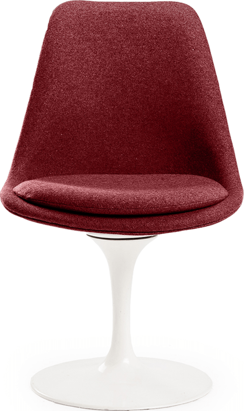 Tulip Chair Upholstered Deep Red image.