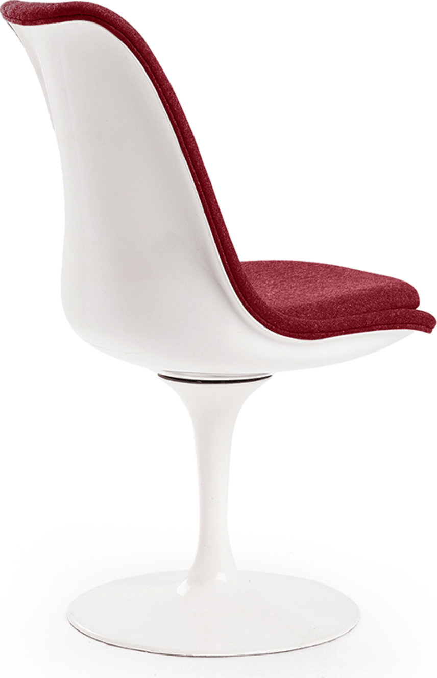 Tulip Chair Upholstered Deep Red image.