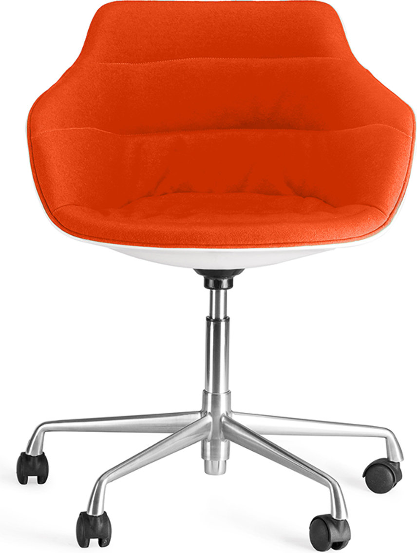 Chaise de bureau Flow Orange image.