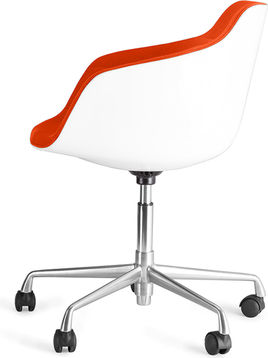 Chaise de bureau Flow Orange image.