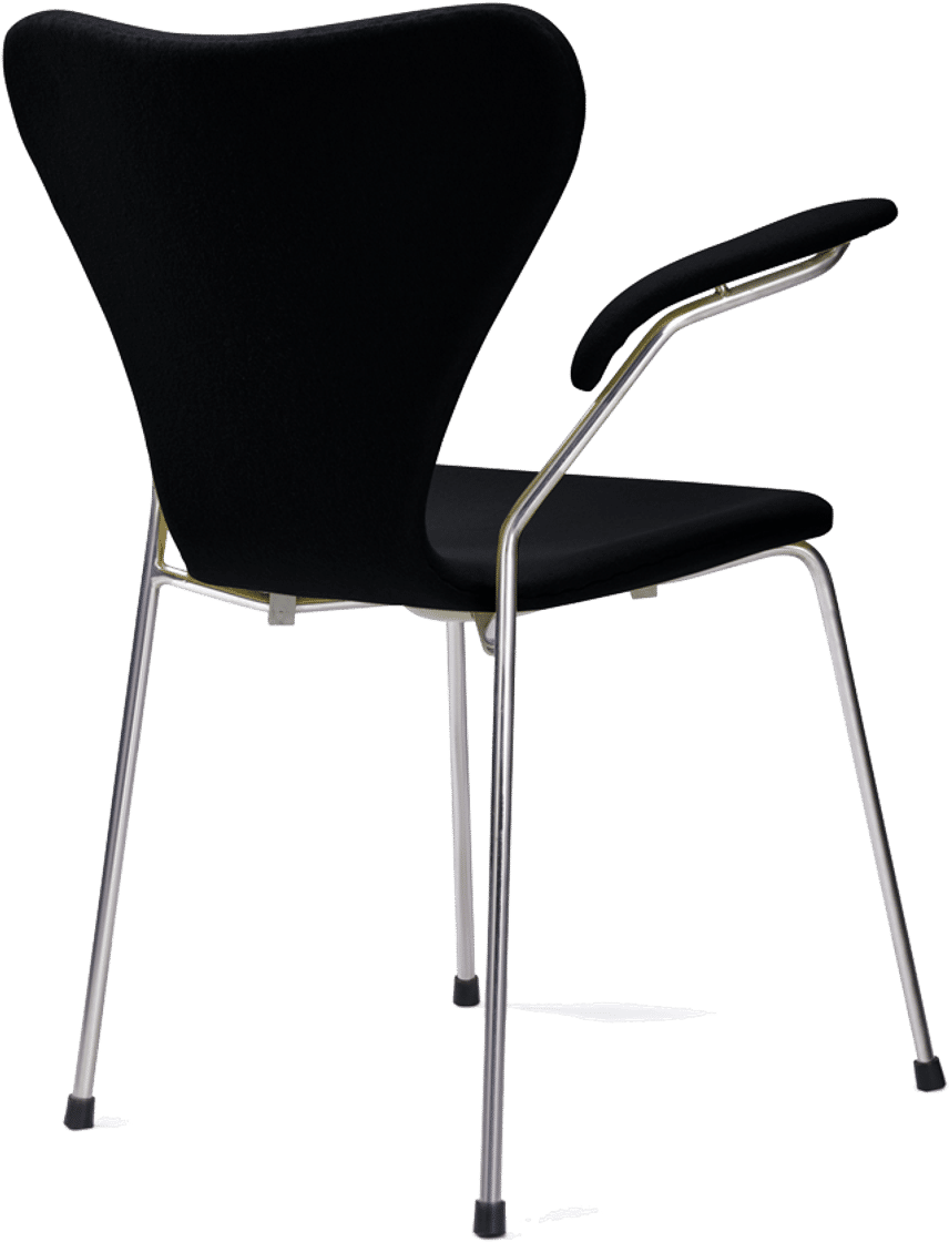Serie 7 Chair Carver Black image.