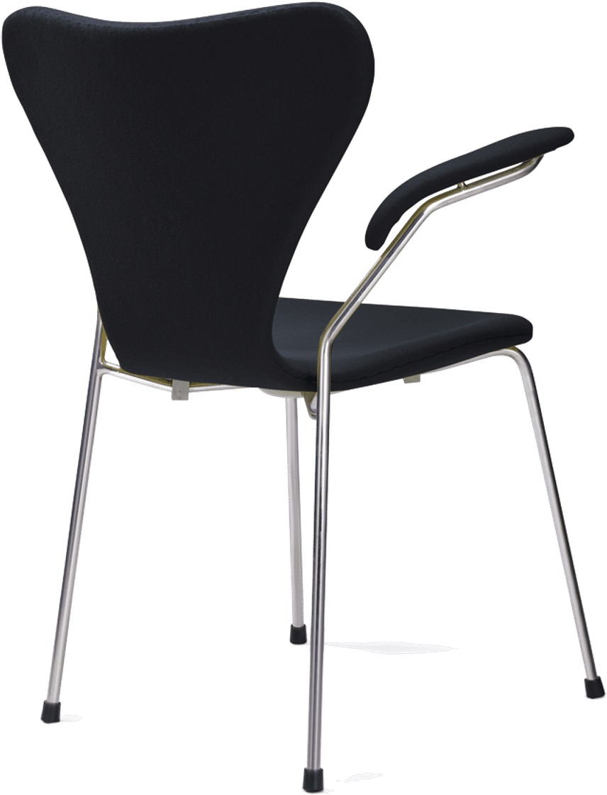Serie 7 Chair Carver Charcoal Grey image.