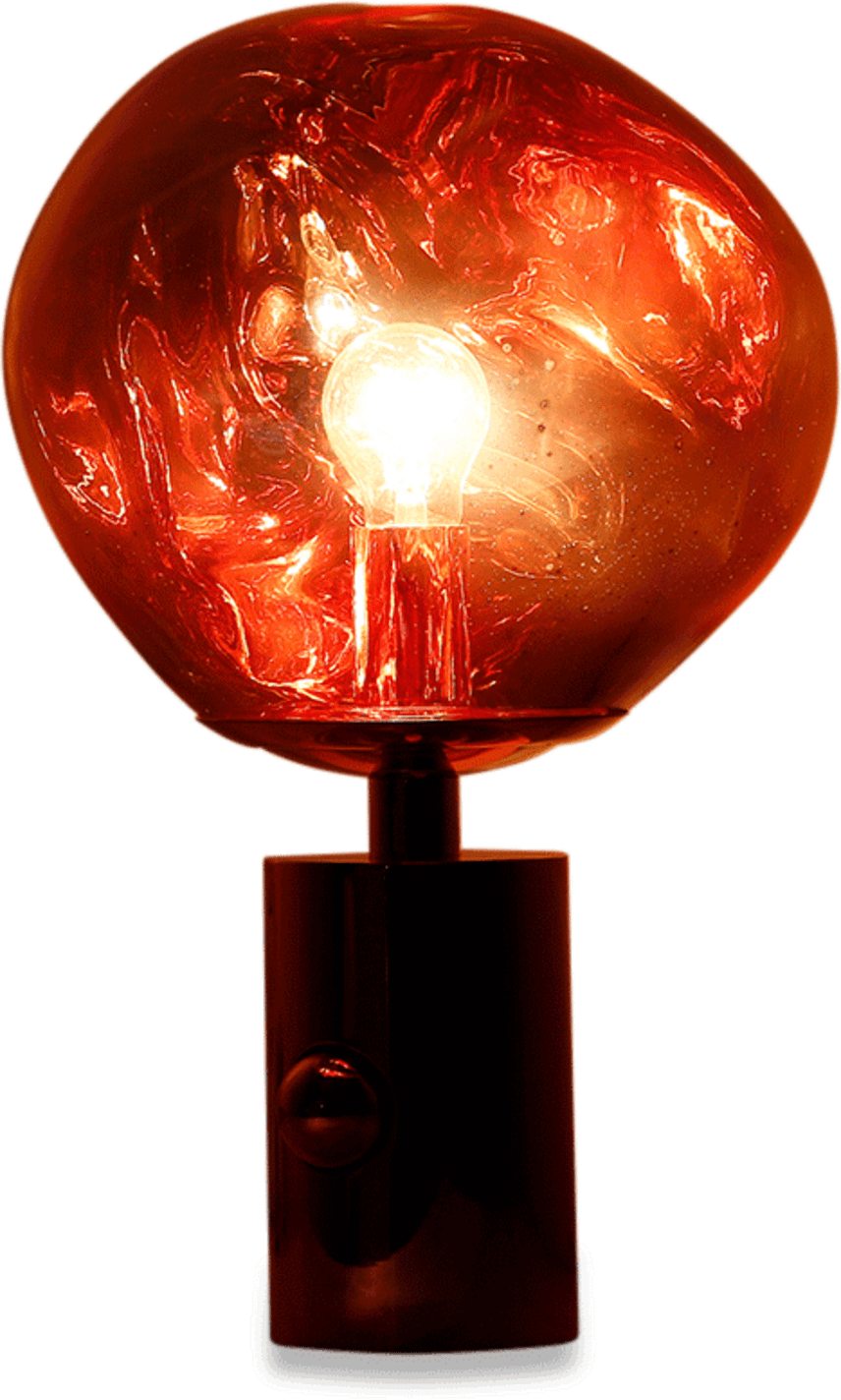 Lampada da tavolo in stile Melt Rose Gold image.