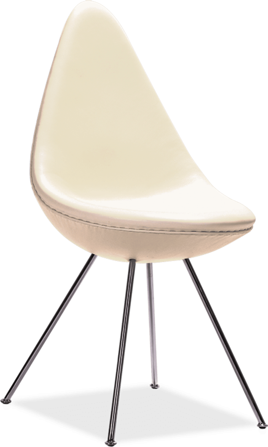 Drop Chair Premium Leather/Cream image.
