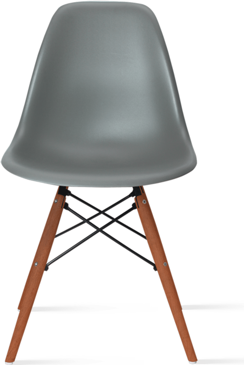 Chaise de style DSW Moss Grey/Dark Wood image.