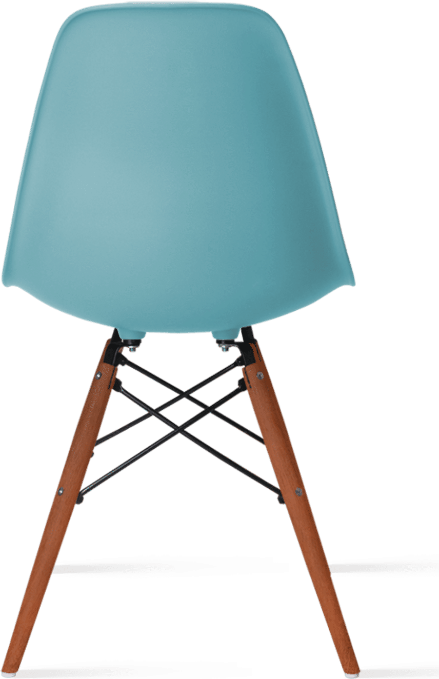 DSW Style Chair Teal/Dark Wood image.