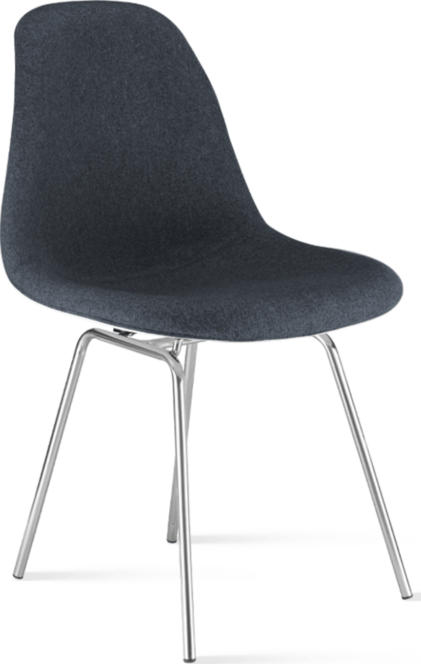 DSX Style Upholstered Dining Chair Charcoal Grey image.