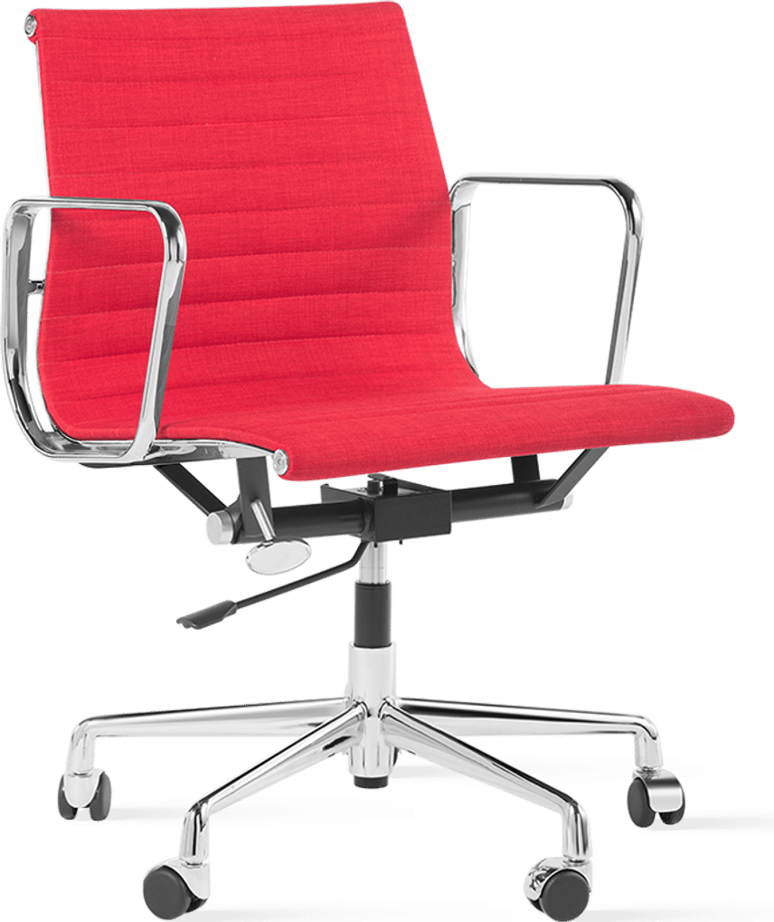 Eames Style Office Chair EA117 Fabric Red image.