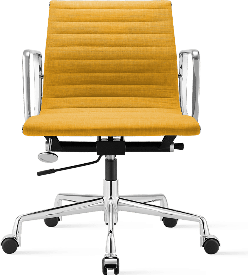 Chaise de bureau de style Eames EA117 en tissu Yellow image.