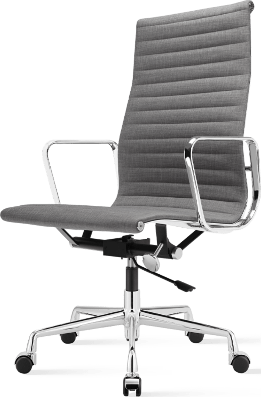 Sedia da ufficio stile Eames EA119 Tessuto Light Grey image.