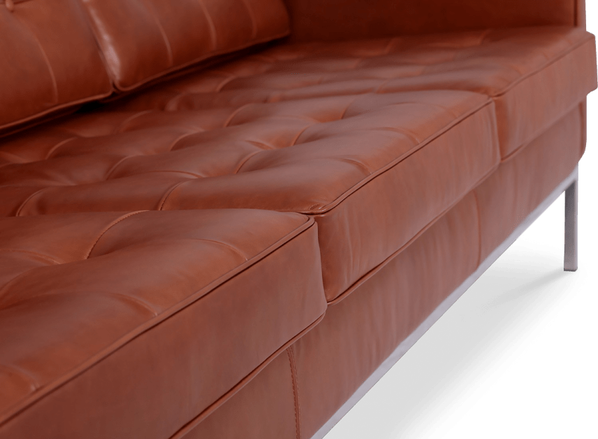 Knoll 3 Seater Sofa Wool Light Pebble
