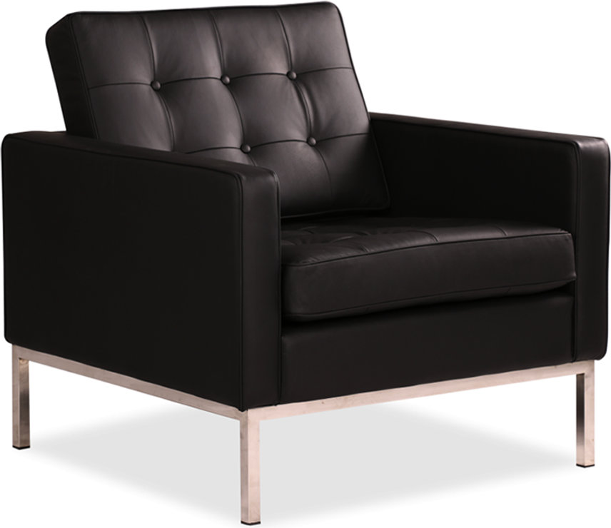 Knoll Armchair Premium Leather/Black  image.