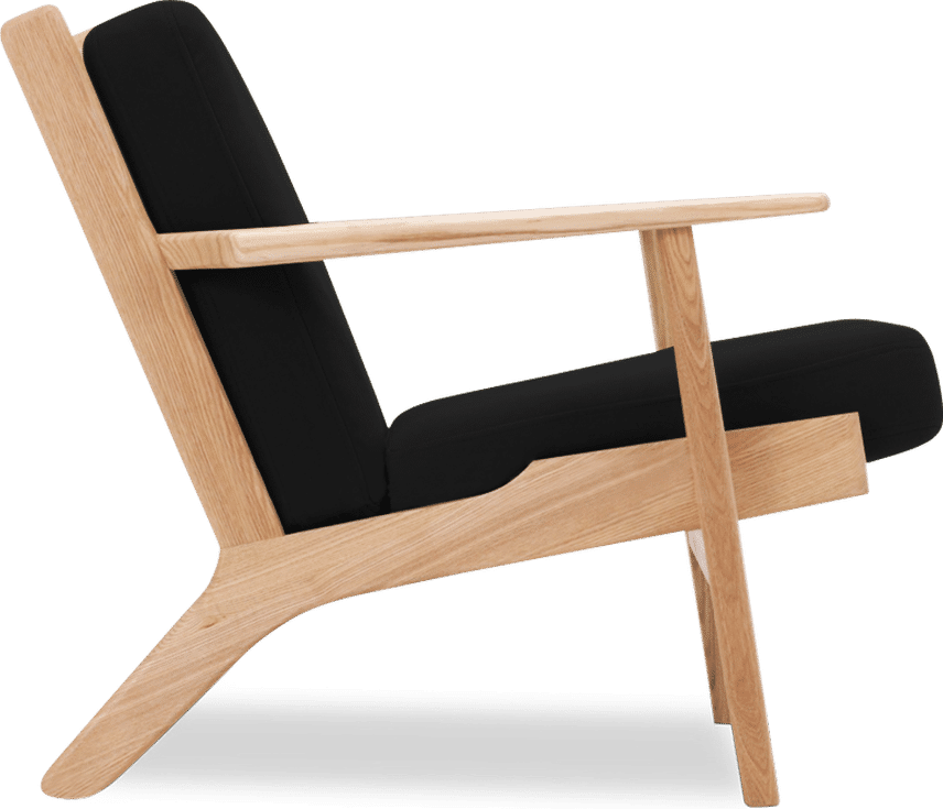 GE 290 Plank Chair Black/Ash Wood image.