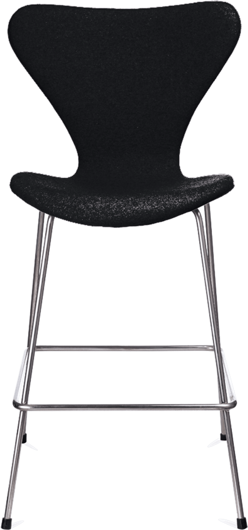 Series 7 Counter Stool Upholstered Black image.