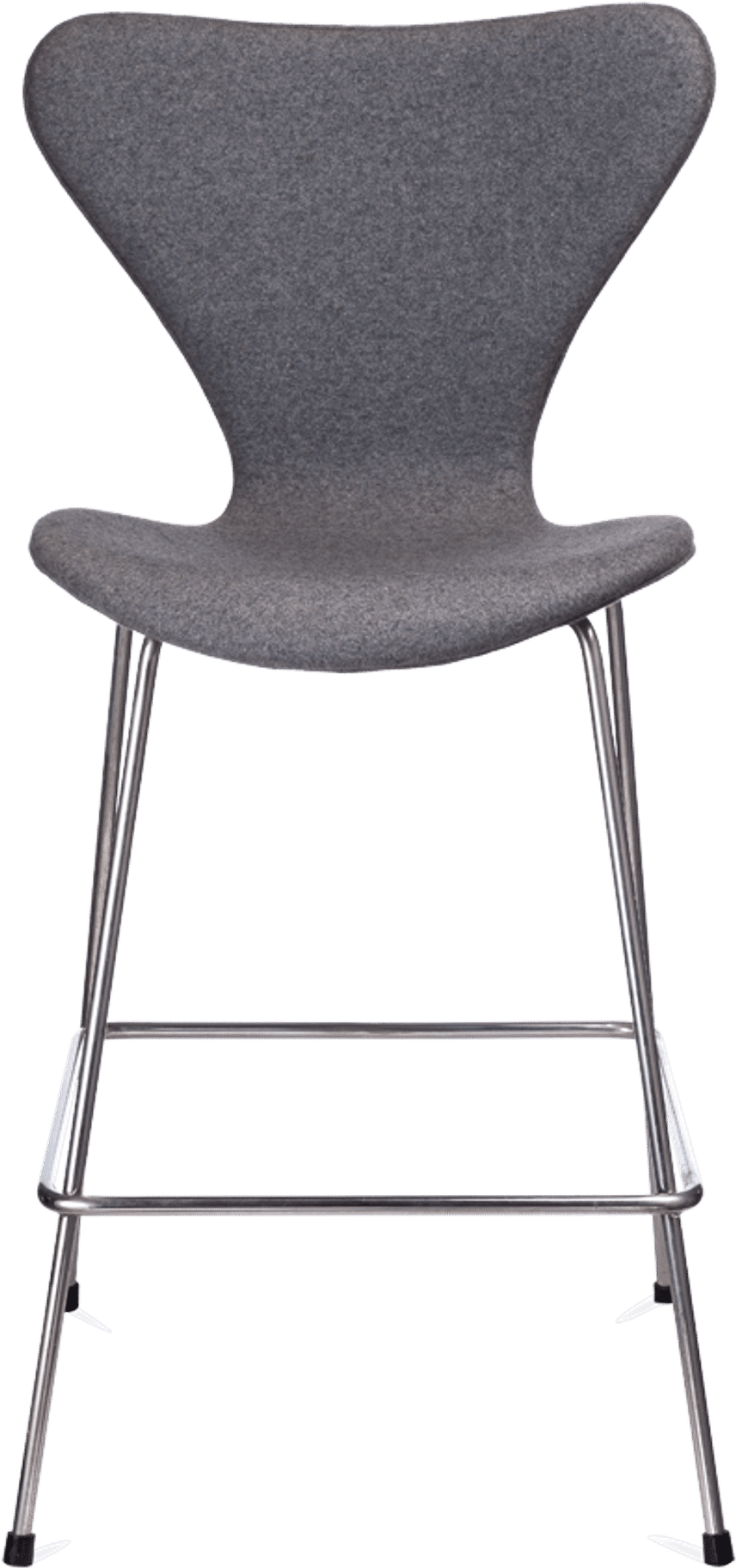 Series 7 Counter Stool Upholstered Charcoal Grey image.