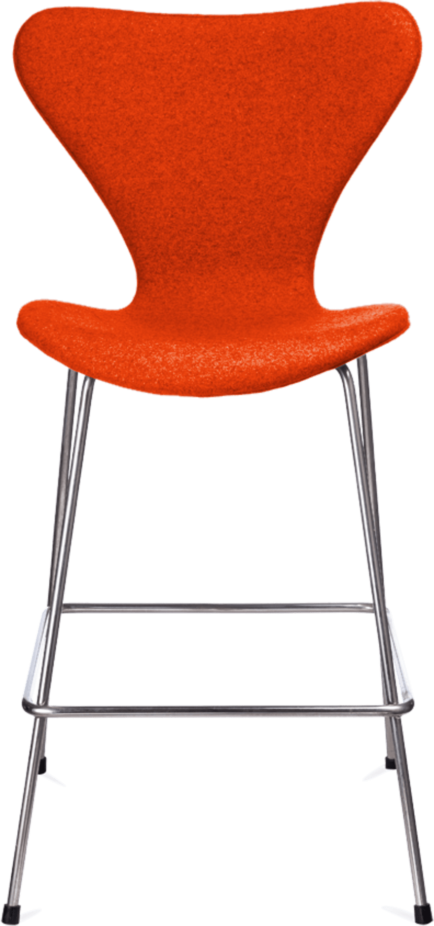Series 7 Barstool Upholstered Orange image.