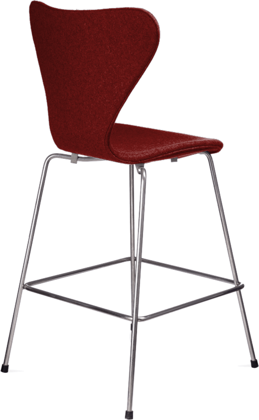 Series 7 Counter Stool Upholstered Red image.