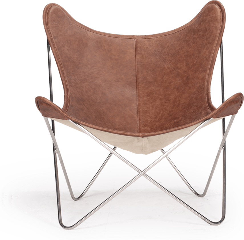 Vlinderstoel Without throw/Dark Tan image.