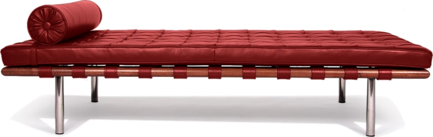 Daybed Barcelona Deep Red/Walnut image.