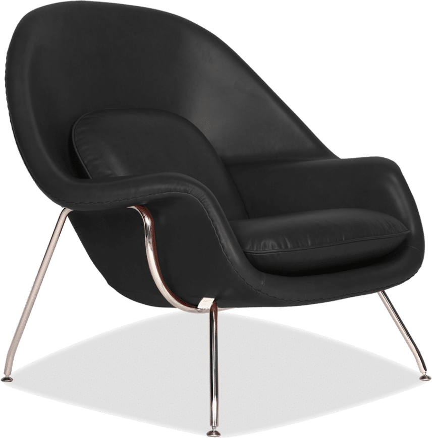Chaise de l'utérus Premium Leather/Black  image.