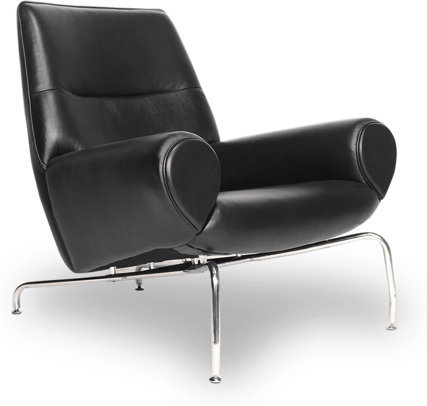 EJ101 Koninginne stoel Premium Leather/Dark Tan image.