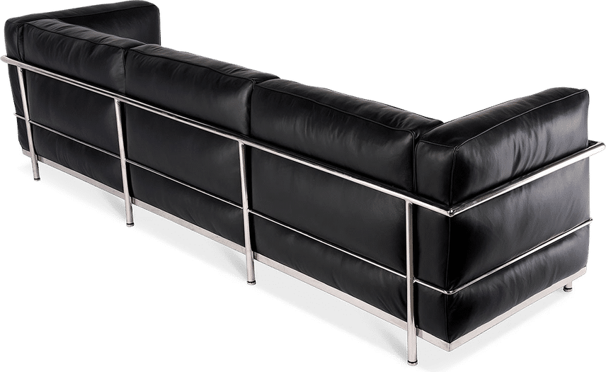 LC3 Style 3-sitsig Grand Sofa Black  image.